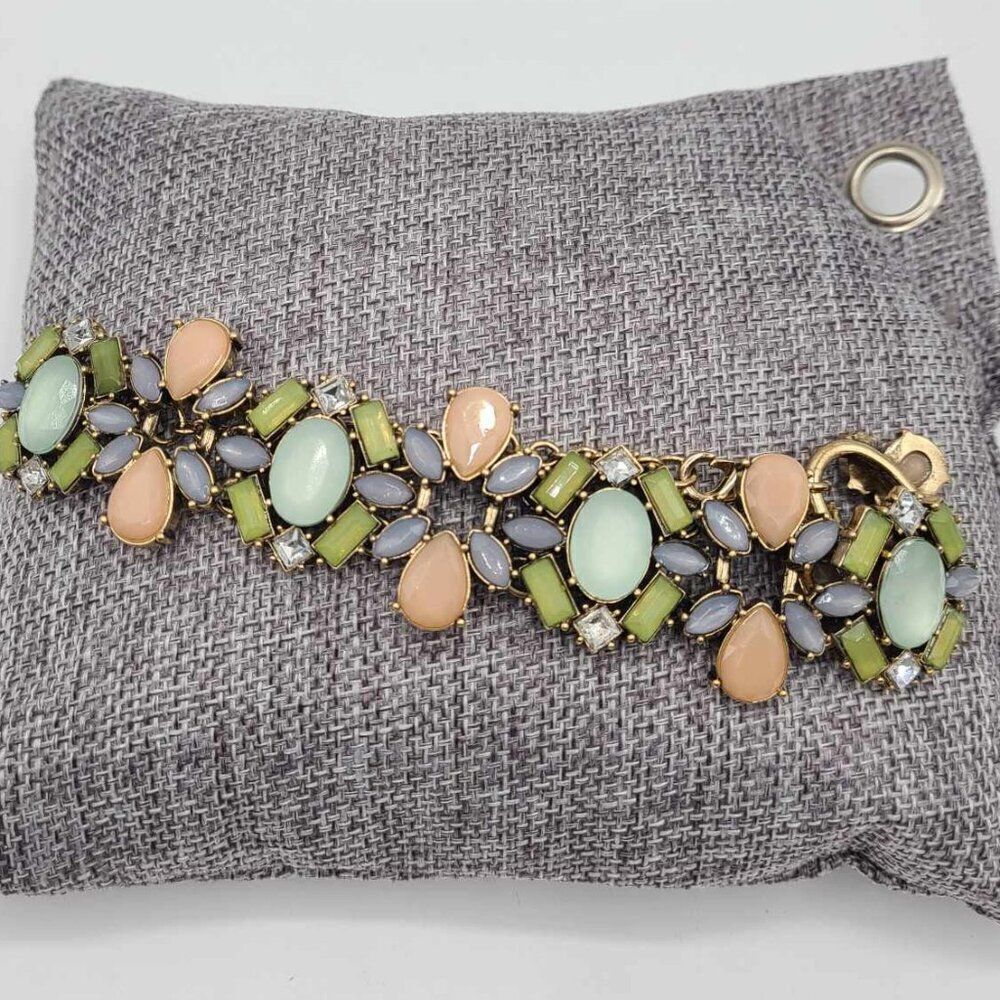 J Crew Factory Pastel Statement Bracelet NWOT!